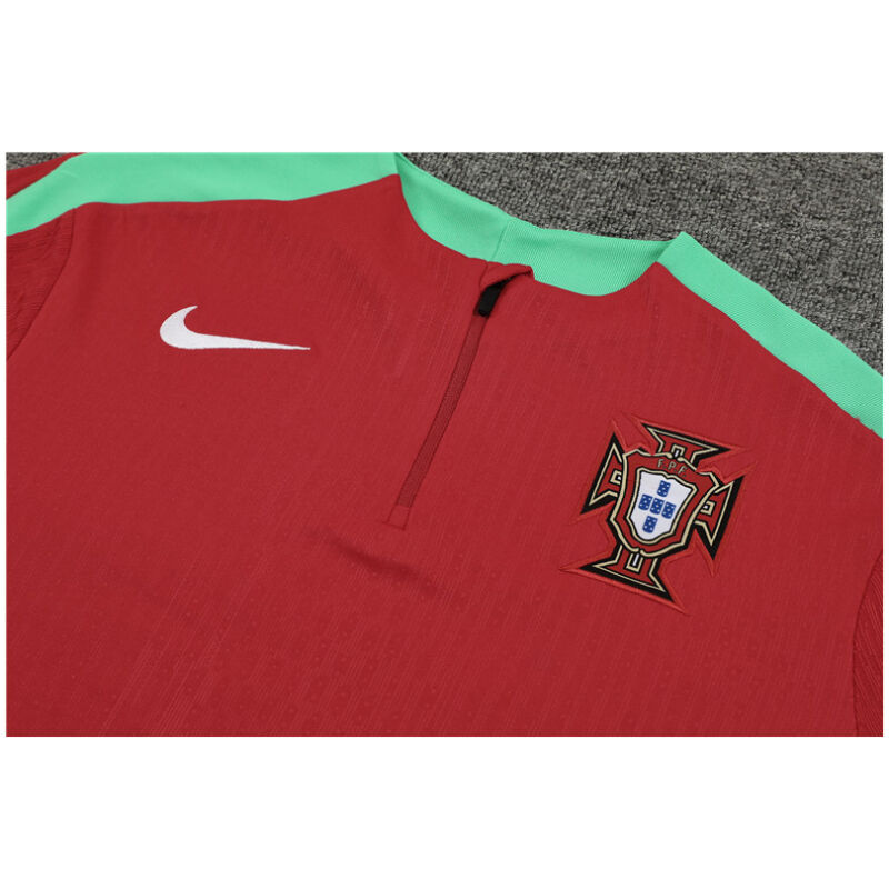 Mens Portugal Training Suit Red 2024