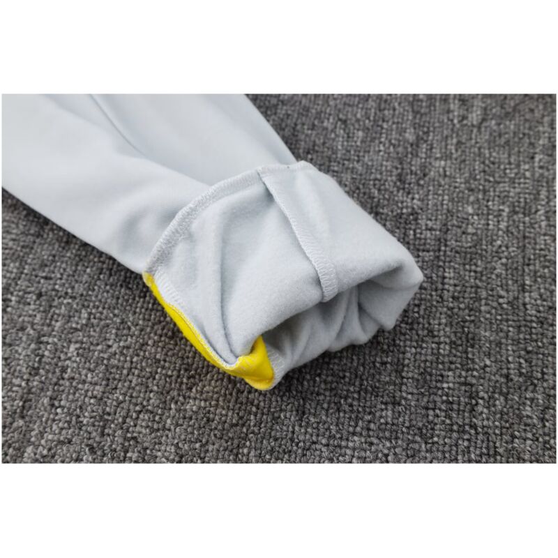 Mens Liverpool Hoodie Sweatshirt + Pants Training Suit Light Grey 2024/25