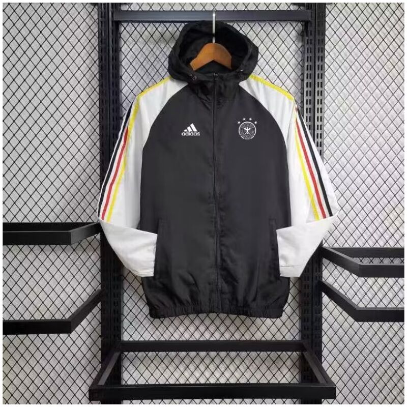 Mens Germany All Weather Windrunner Jacket Black 2024
