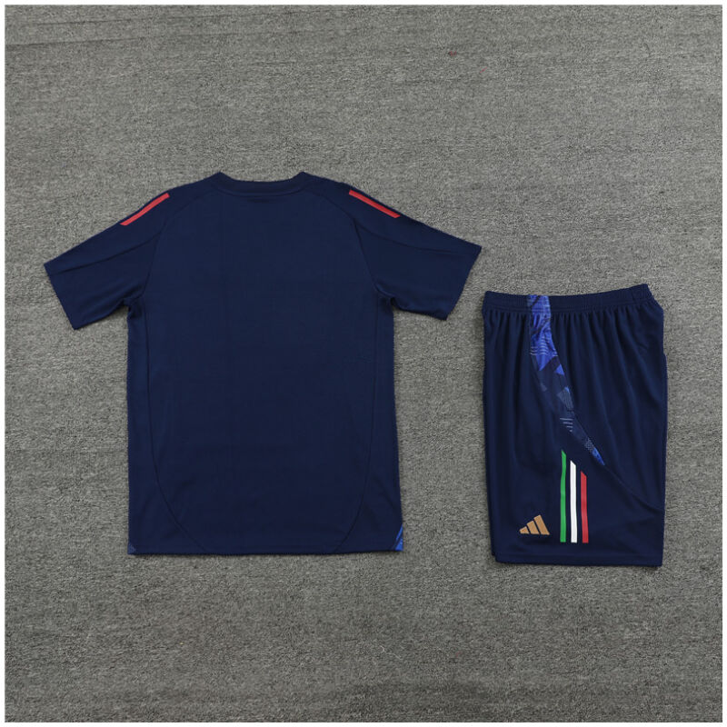 Mens Italy Short Training Suit Royal 2024