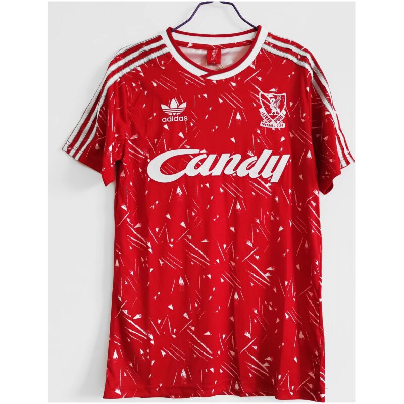 Mens Liverpool Retro Home Jersey 1989/91