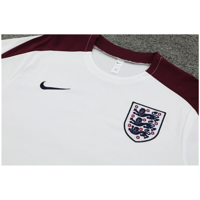 Mens England Short Training Suit White 2024