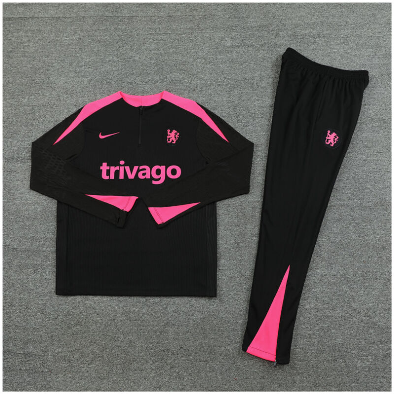 Kids Chelsea Training Suit Black 2024/25