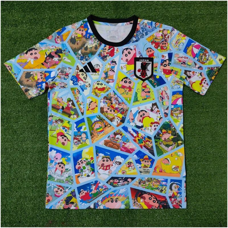Mens Japan Anime Crayon Shin-Chan Jersey 2024