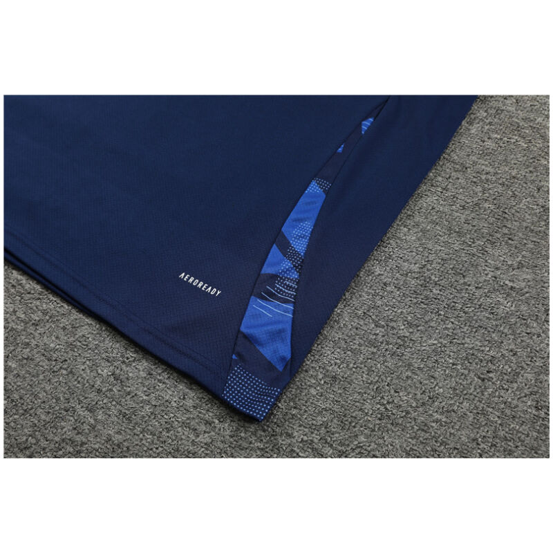 Mens Italy Short Training Suit Royal 2024