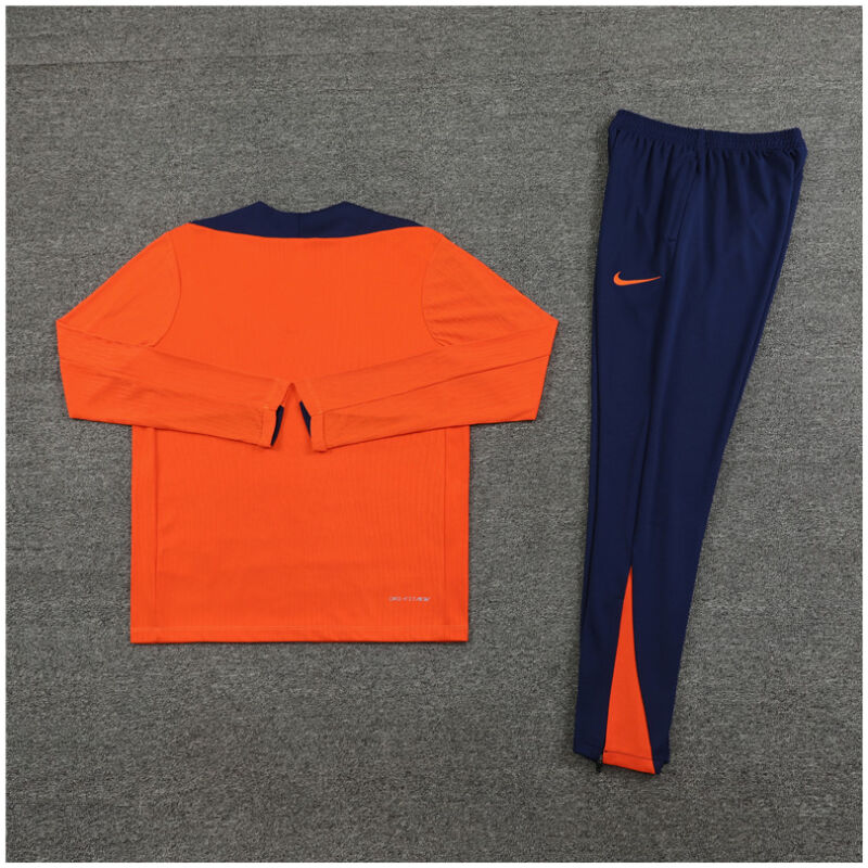 Mens Netherlands Training Suit Orange 2024