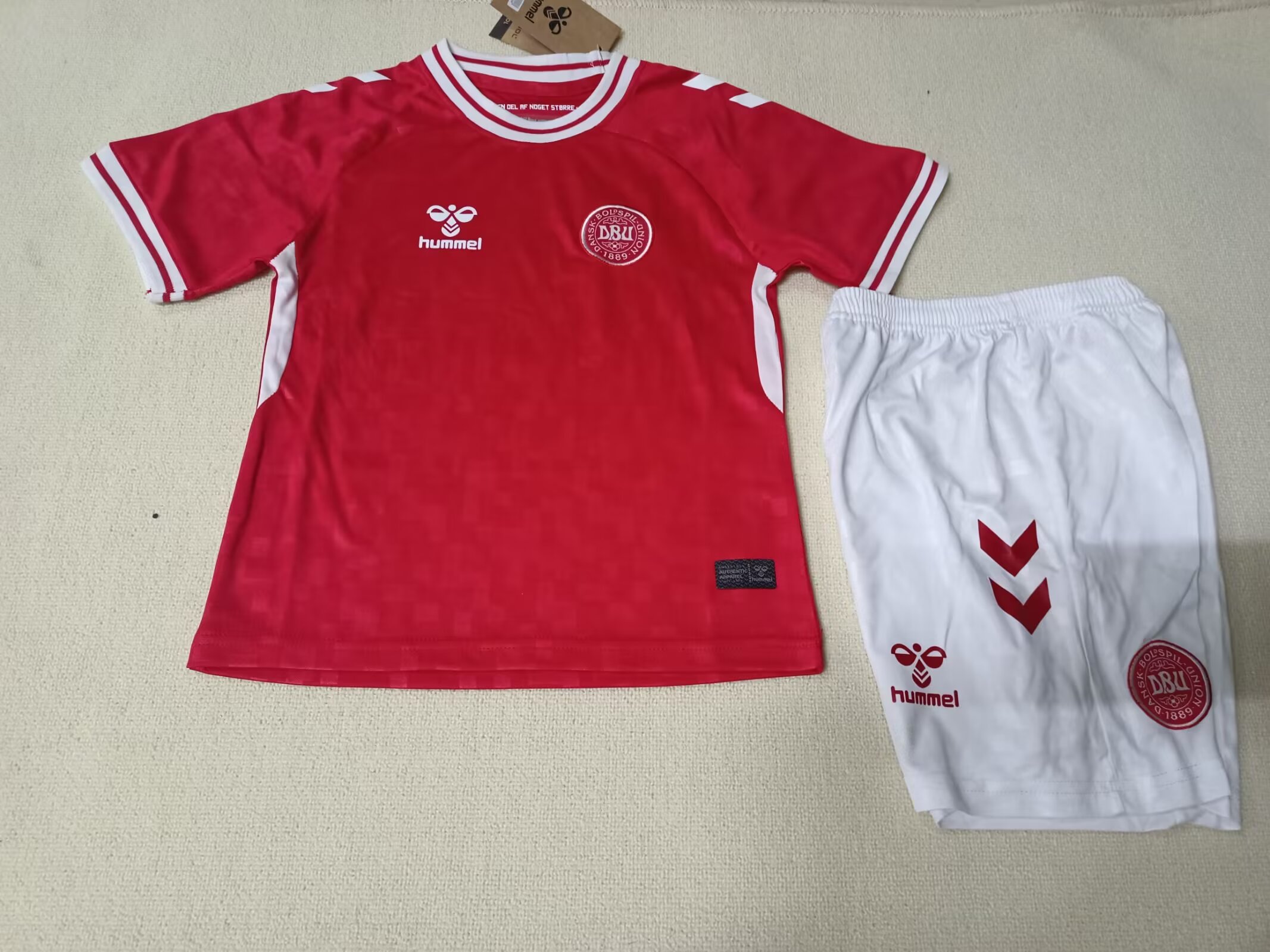 Kids Denmark Home Jersey 2024