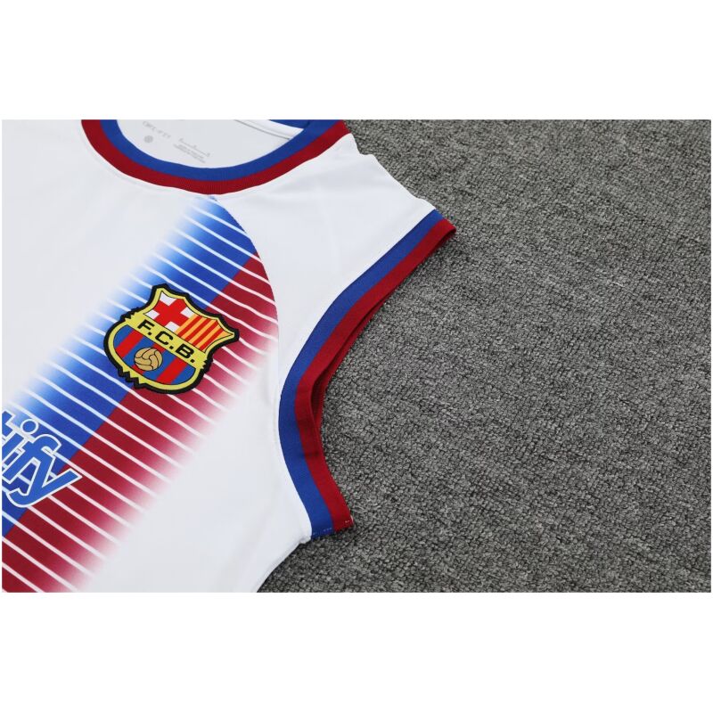 Mens Barcelona Singlet Suit White 2024/25