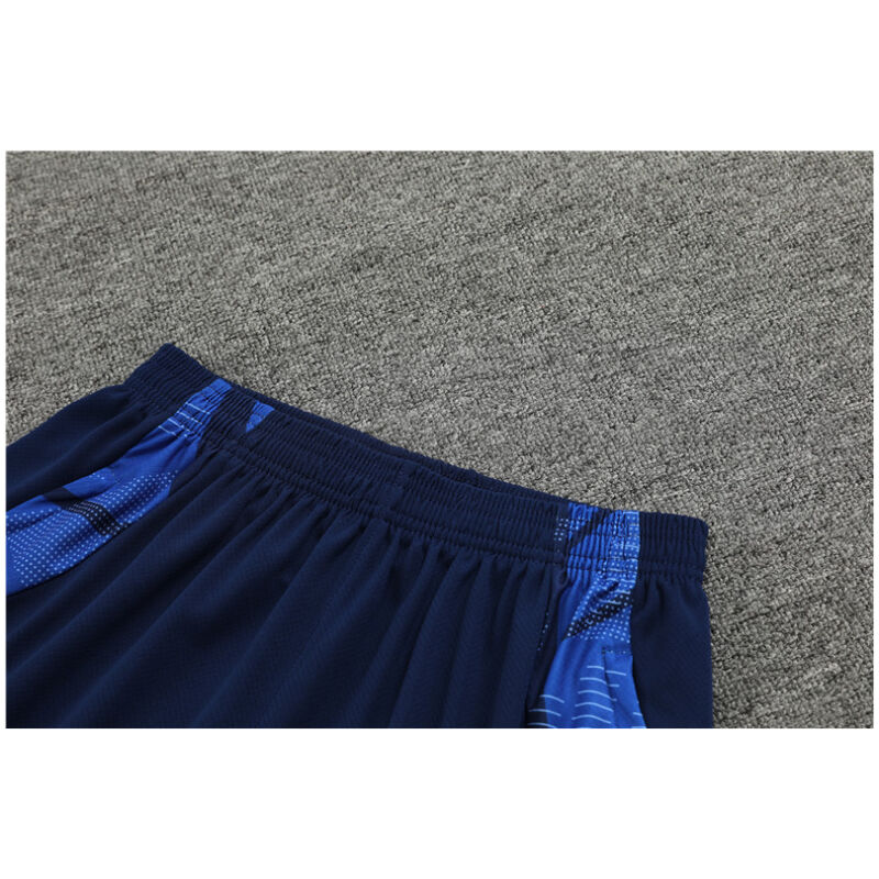 Mens Italy Short Training Suit Royal 2024