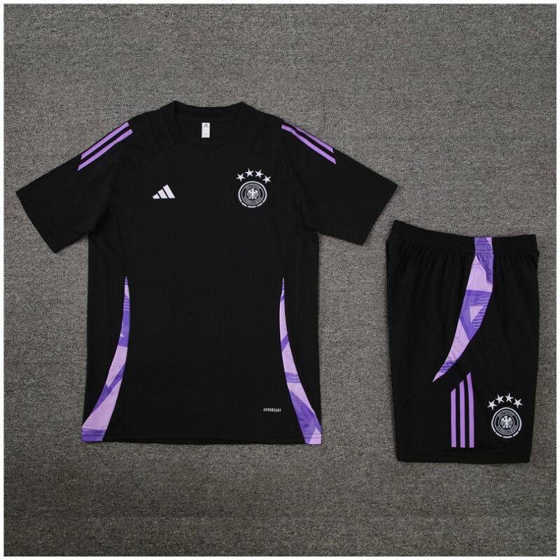 Kids Germany Short Training Suit Black 2024