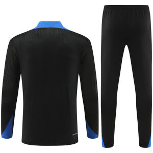 Mens Netherlands Training Suit Black 2024