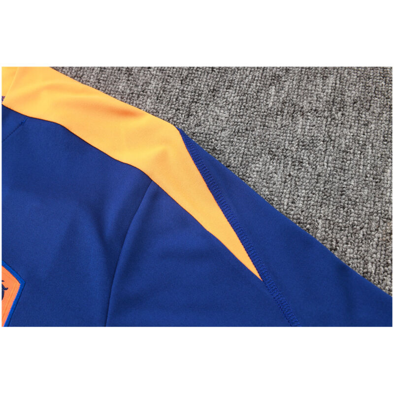 Mens Netherlands Short Training Suit Blue 2024