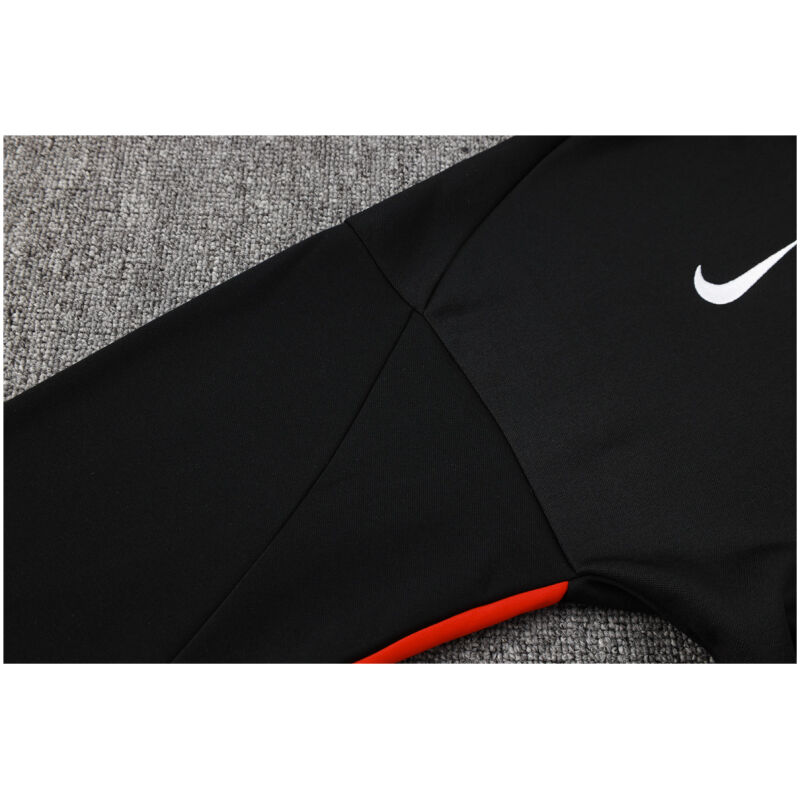 Mens Liverpool Hoodie Jacket + Pants Training Suit Black 2024/25