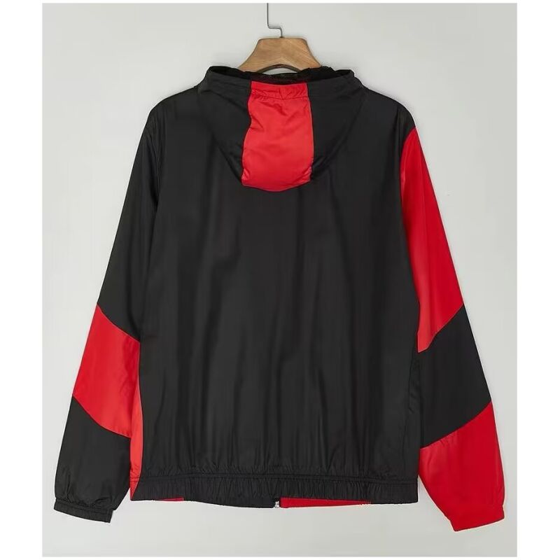Mens AC Milan All Weather Windrunner Jacket Red-Black 2024/25