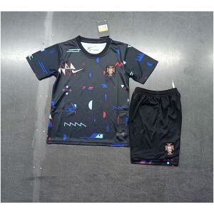 Kids Portugal Short Training Black Jersey 2024