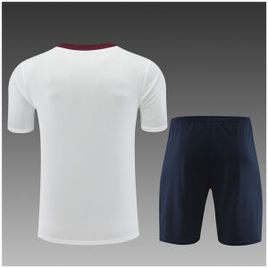Kids England Short Training Suit White 2024