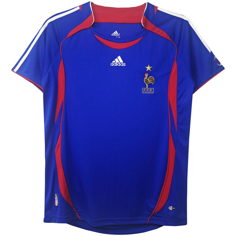 Mens France Home Retro Jersey 2006