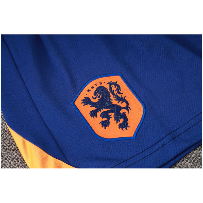 Mens Netherlands Short Training Suit Blue 2024