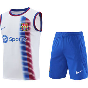 Mens Barcelona Singlet Suit White 2024/25