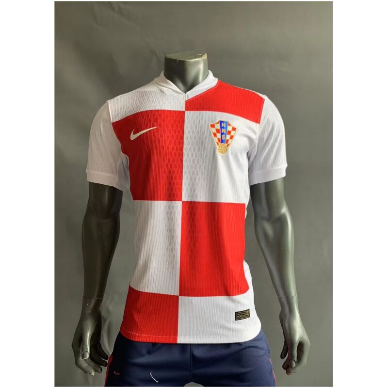 Mens Croatia Home Authentic Jersey 2024 – Match