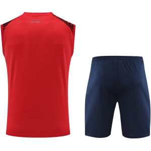 Mens Napoli Singlet Suit Red 2024/25