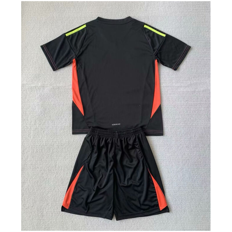 Kids Argentina Black Goalkeeper Jersey 2024