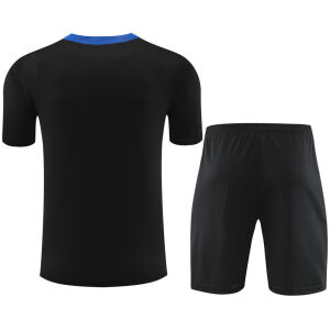 Mens Netherlands Short Training Suit Black 2024