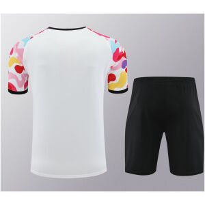 Mens Manchester United Short Training Suit White 2024/25