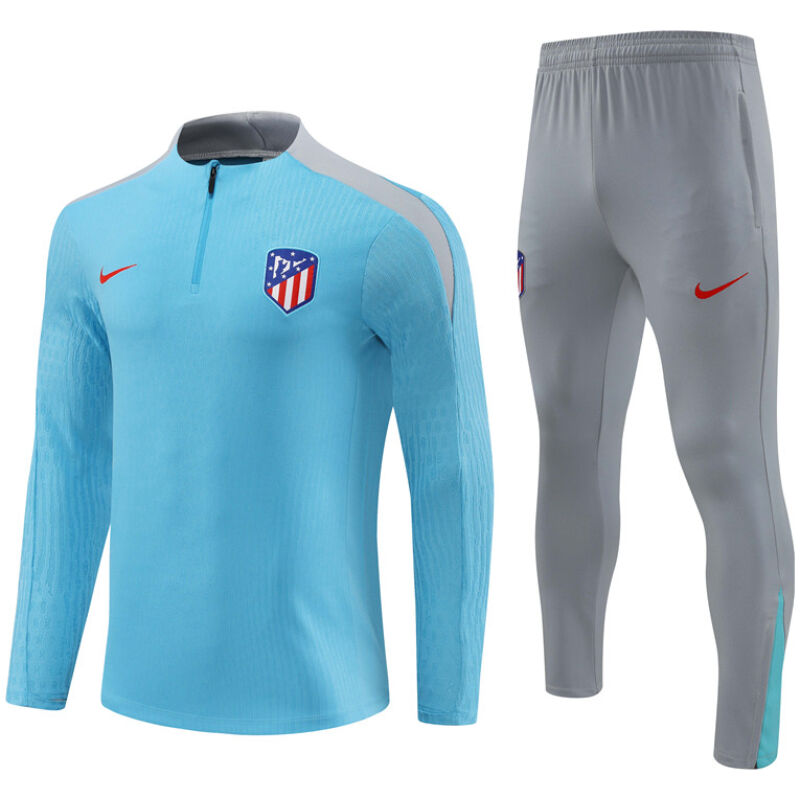 Mens Atletico Madrid Training Suit Light Blue 2024/25