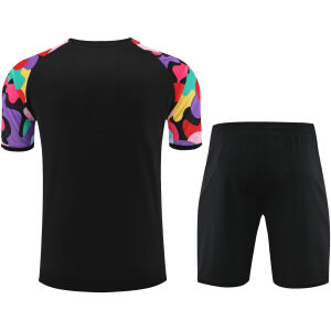 Mens Manchester United Short Training Suit Black 2024/25