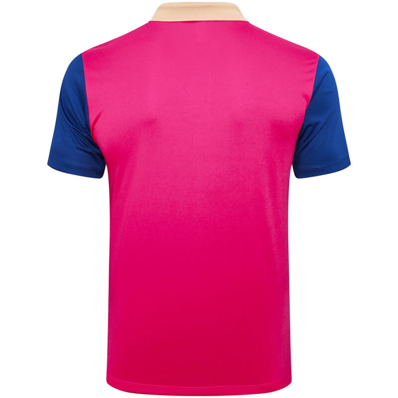 Mens Barcelona Polo Shirt Red 2024/25