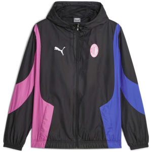 Mens AC Milan All Weather Windrunner Jacket Black 2024/25