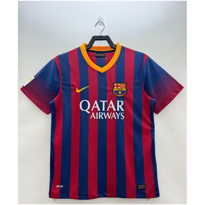 Mens Barcelona Retro Home Jersey 2013/14