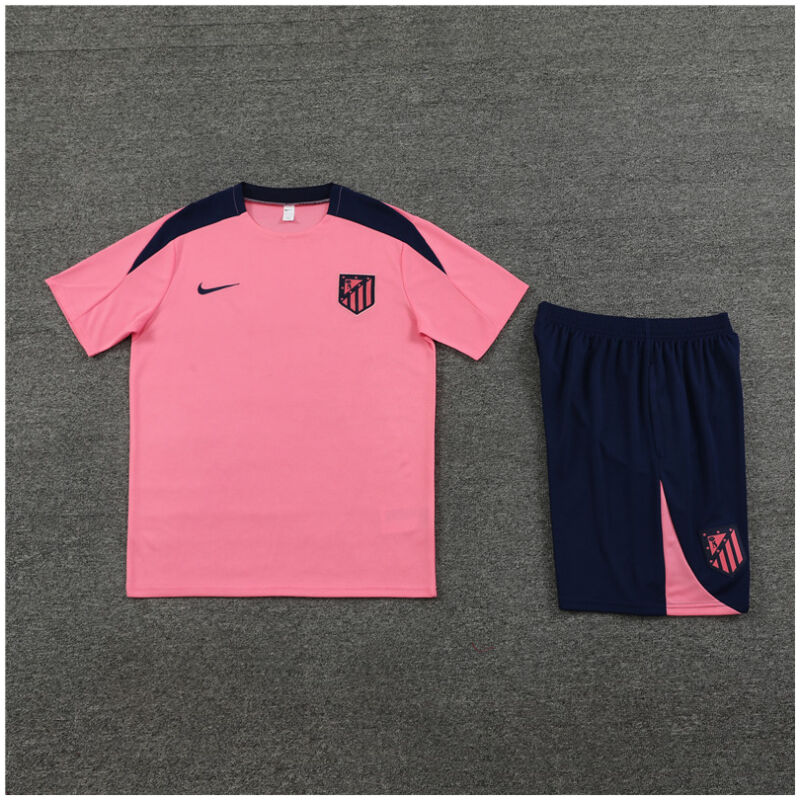 Kids Atletico Madrid Short Training Suit Pink 2024/25