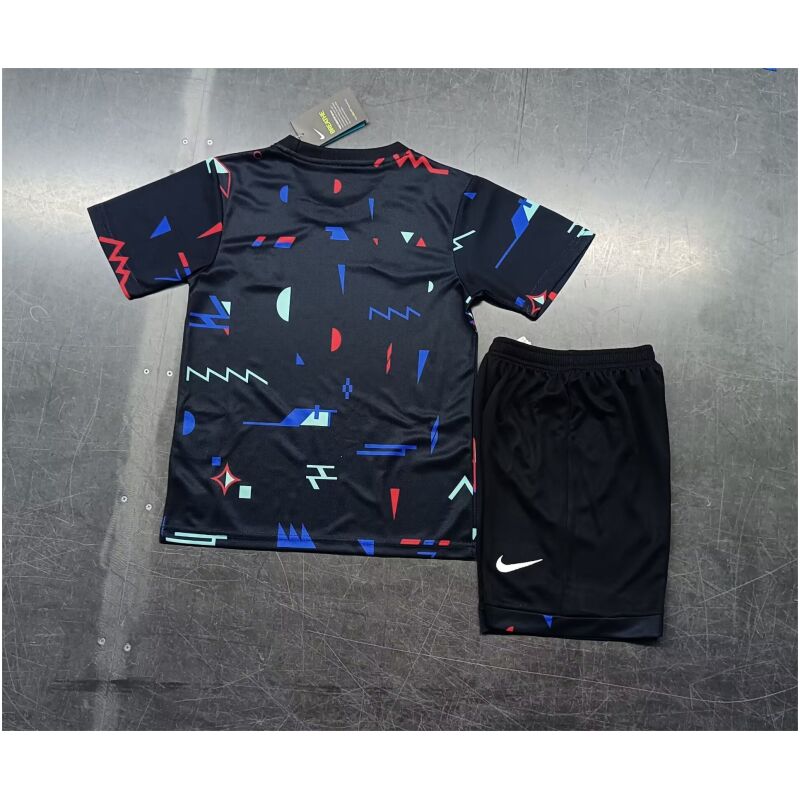 Kids Portugal Short Training Black Jersey 2024