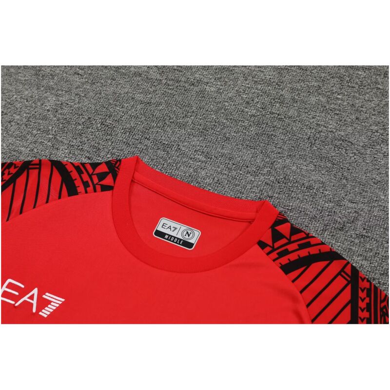 Mens Napoli Short Training Suit Red 2024/25