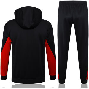 Mens Liverpool Hoodie Jacket + Pants Training Suit Black 2024/25