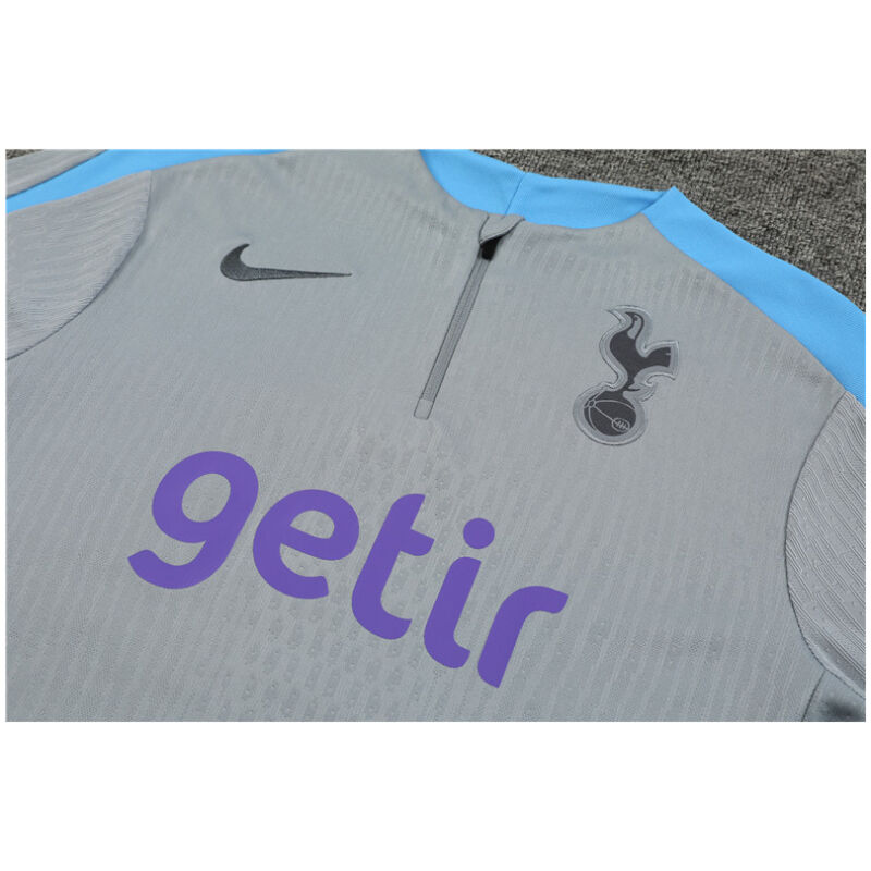 Mens Tottenham Hotspur Training Suit Light Grey 2024/25