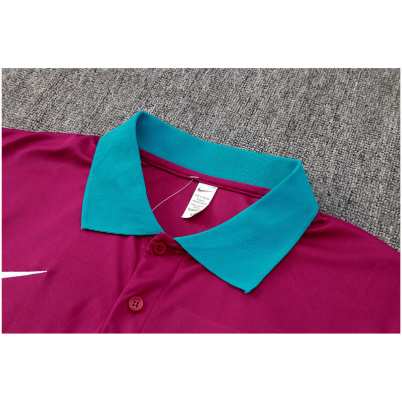 Mens PSG Polo Shirt Purple 2024/25