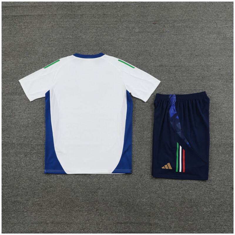 Kids Italy Short Training Suit White 2024