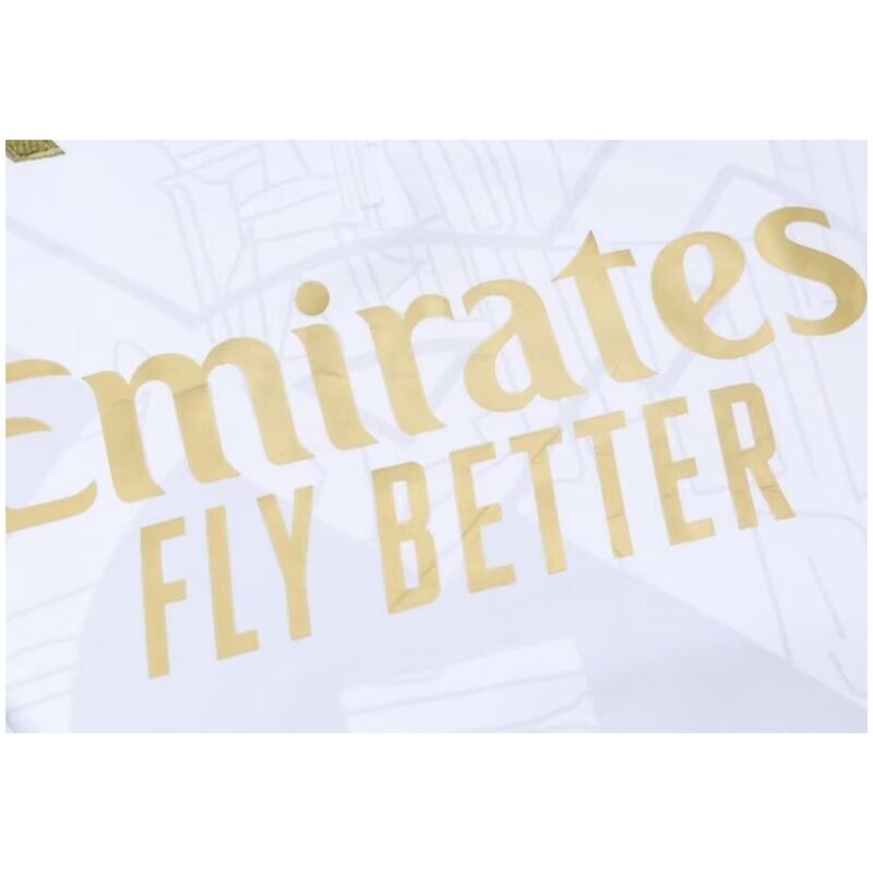 Mens Real Madrid Training Suit White-Gold 2024/25