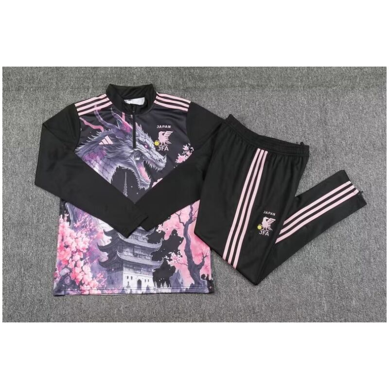 Mens Japan Training Suit Black Dragon 2024