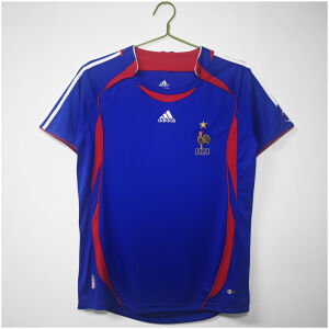 Mens France Home Retro Jersey 2006