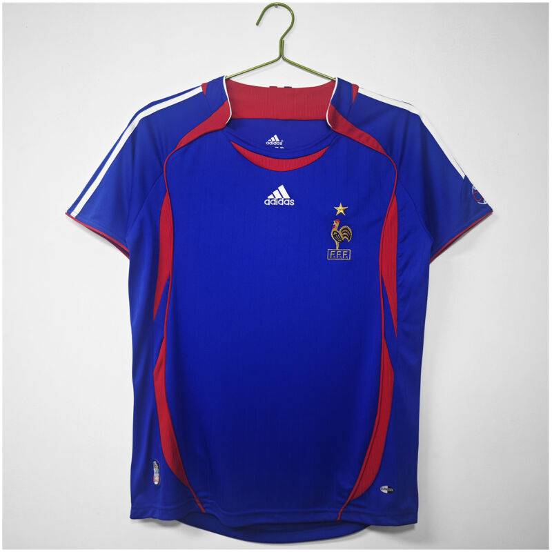 Mens France Home Retro Jersey 2006