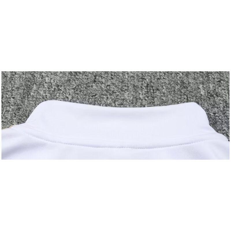 Mens Real Madrid Training Suit White-Gold 2024/25