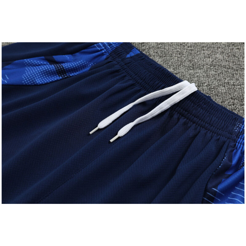 Mens Italy Short Training Suit Royal 2024