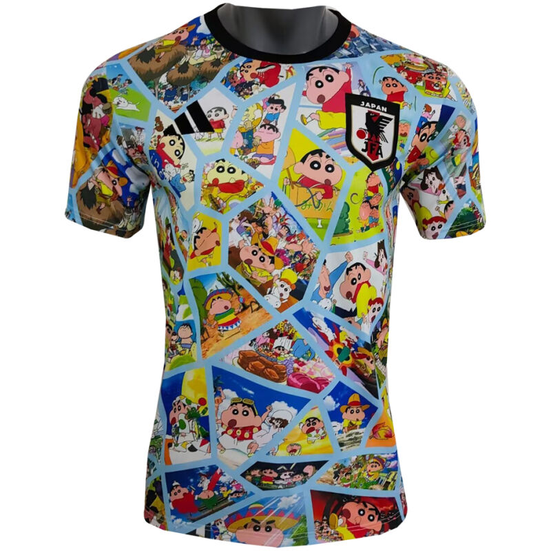 Mens Japan Anime Crayon Shin-Chan Jersey 2024