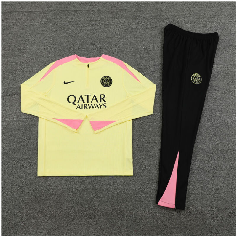 Kids PSG Training Suit Yellow 2024/25