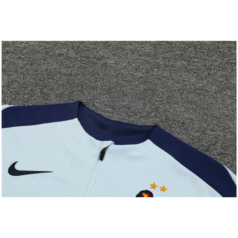Mens France Training Suit Pale Blue 2024