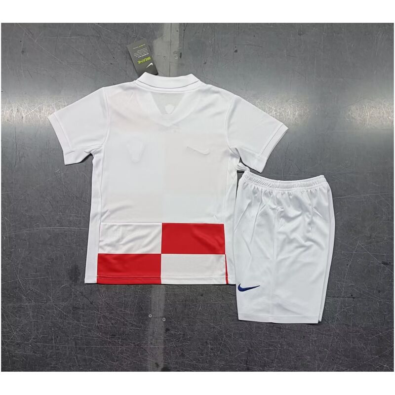 Kids Croatia Home Jersey 2024
